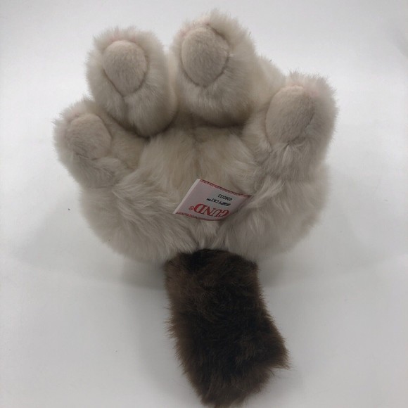 Gund Grumpy Cat Plush Stuffed Animal Sitting Gray Grey Eyes Siamese Himalayan 9" - Picture 7 of 9